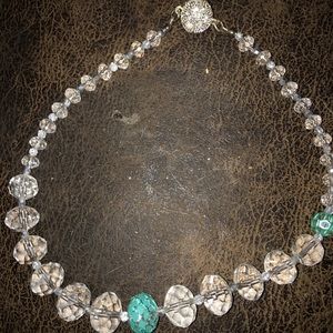 Glass bead necklace